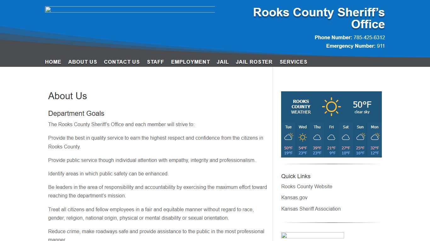 About Us | Rooks County Sheriff
